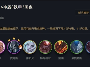 LOL云顶之弈11.10神盾武器上分阵容推荐 神盾武器阵容运营教程
