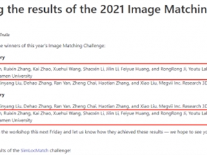 腾讯优图荣获CVPR2021 Image Matching Workshop双赛道冠亚军