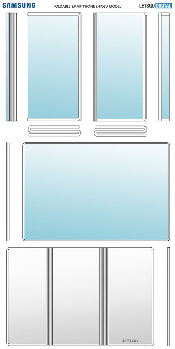 三星折叠屏 ZFold 三星 三星Z字形折叠屏