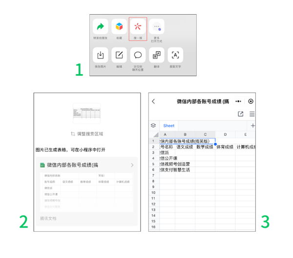 微信发图还有隐藏技巧！图片生成表格、提取文字你用过几个-第2张-资讯-土特城网