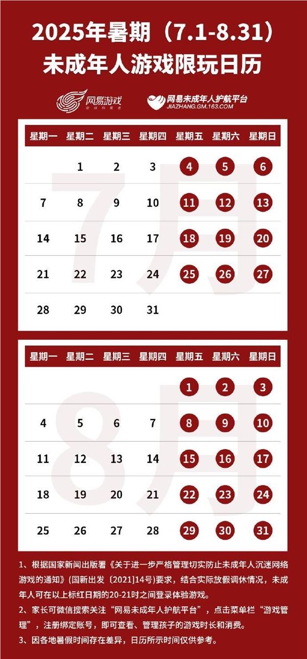 两个月只能玩27小时 腾讯、网易未成年人暑期“限玩”