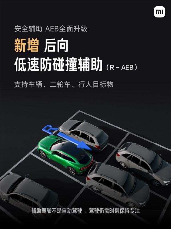 安全是前提！小米PPT大字标注：辅助驾驶不是自动驾驶 驾驶仍需时刻保持专注