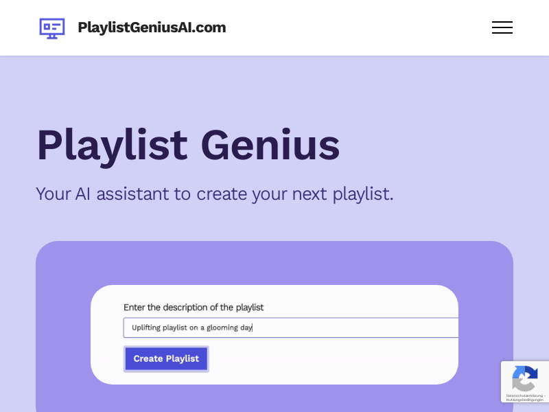 PlaylistGenius AI