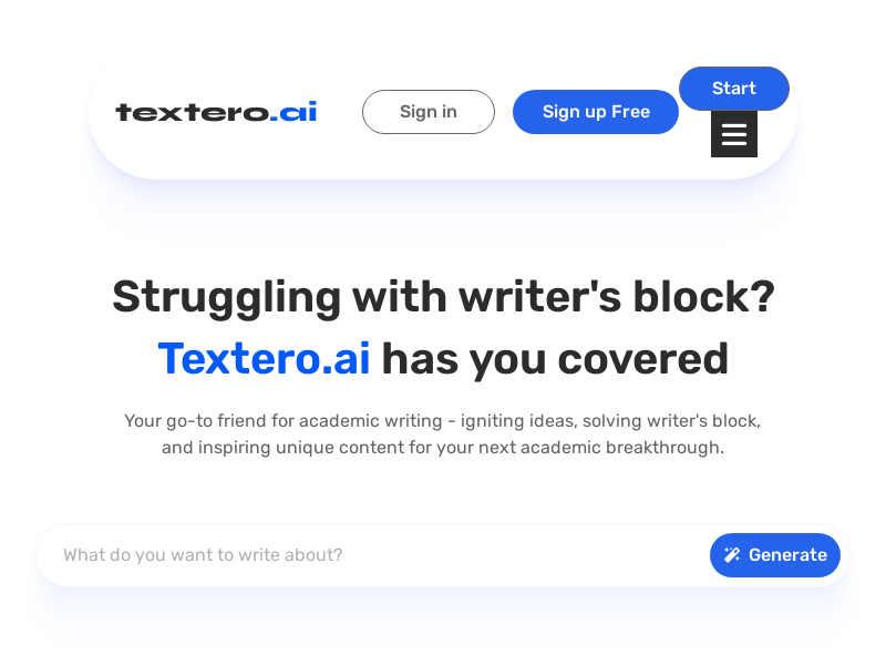 Textero.ai Essay Writer