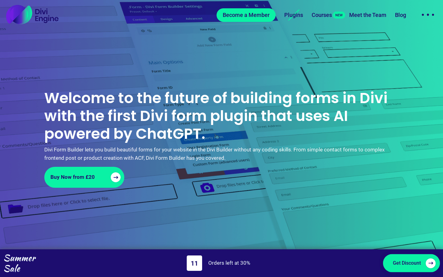 Divi Form Builder