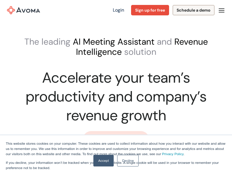 Avoma – AI Meeting Assistant