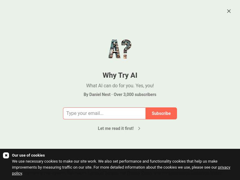 Why Try AI