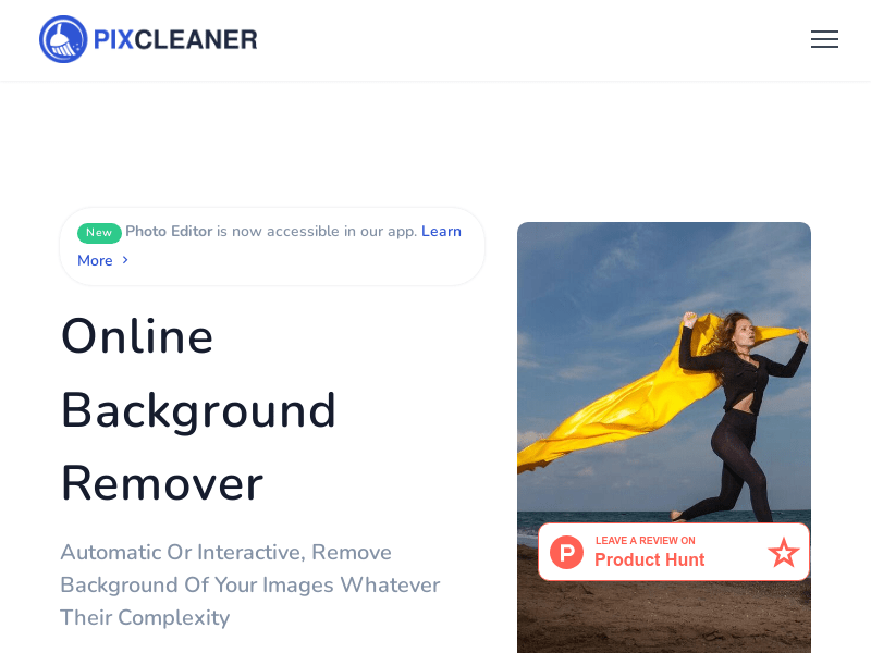 Pixcleaner Background Remover