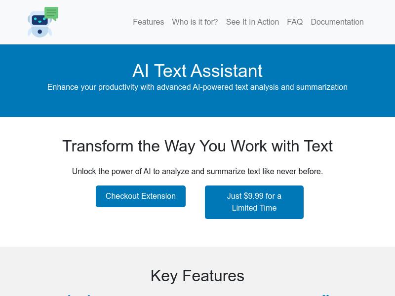 AI Text Assistant