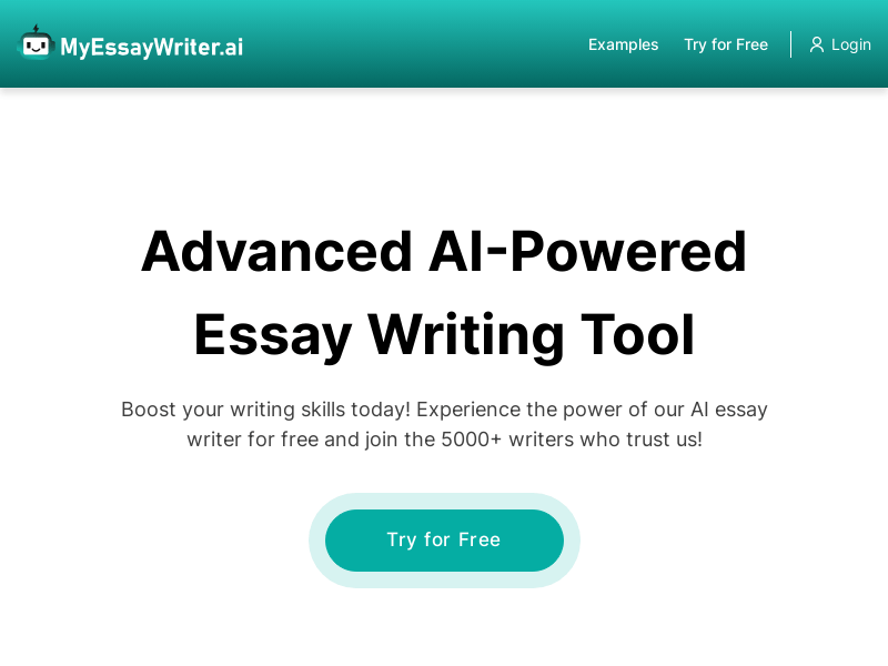 MyEssayWriterAI