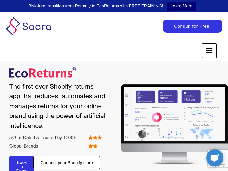 EcoReturns - AI-powered Returns