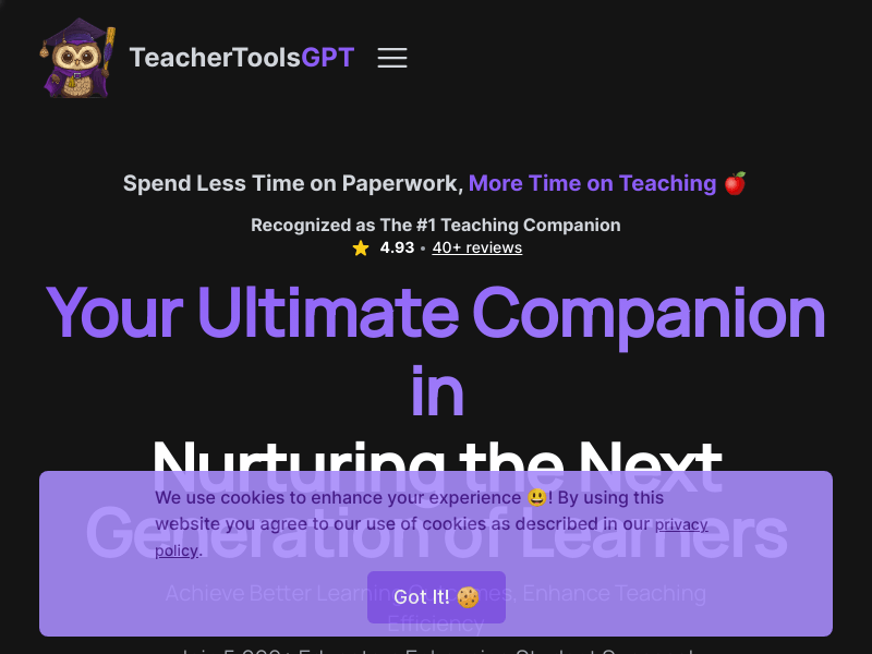 TeacherToolsGPT