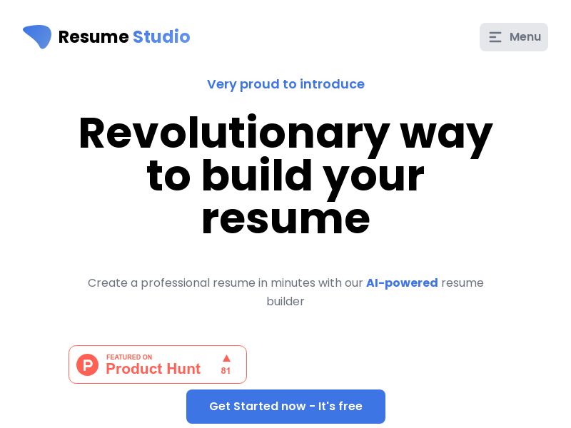 Resume Studio