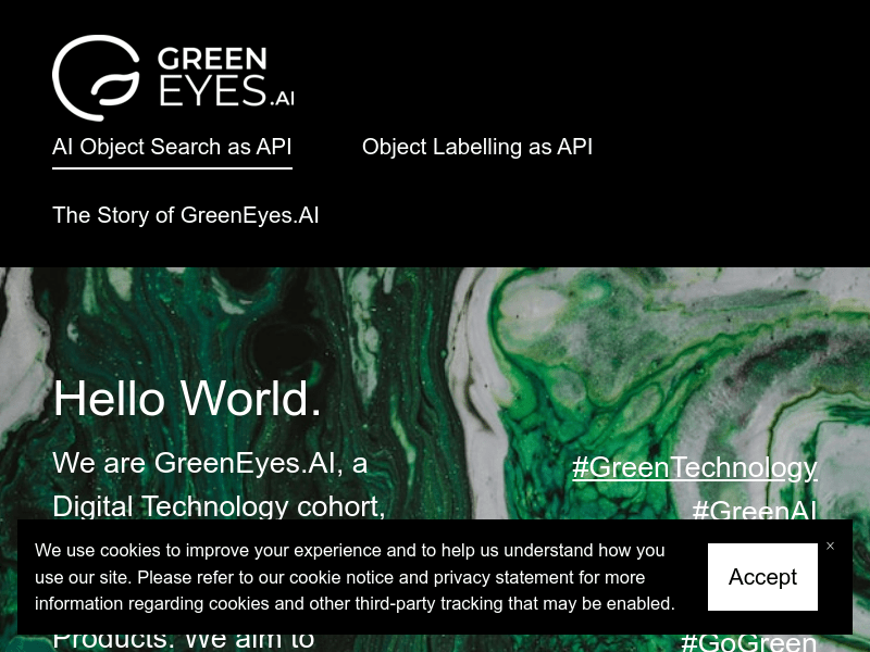 GreenEyes.AI - Image Recog. Tech as API