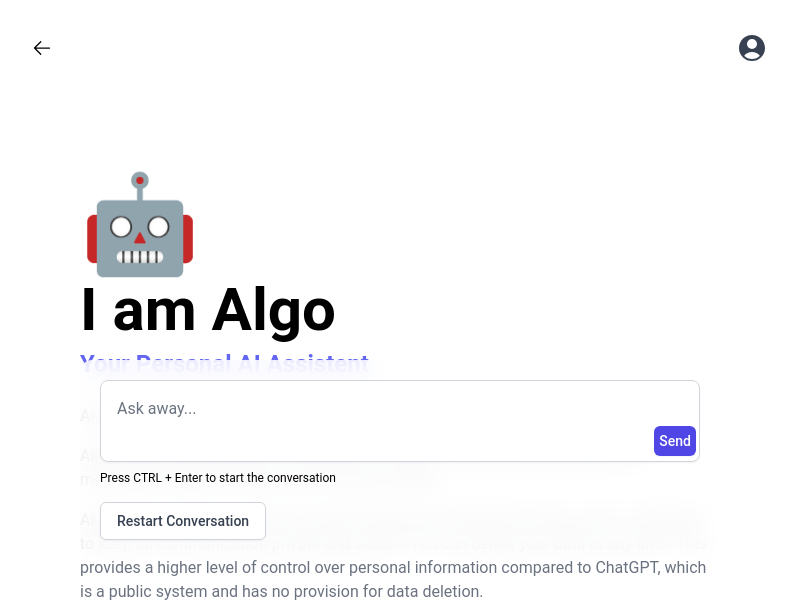 Algo by ChatBotKit