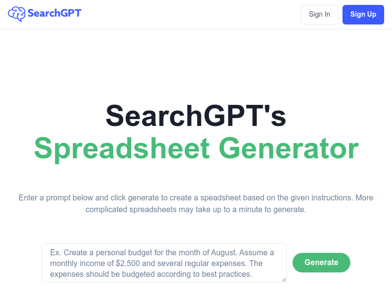 SearchGPT