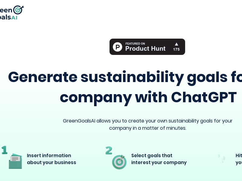 Sustainability Goals AI