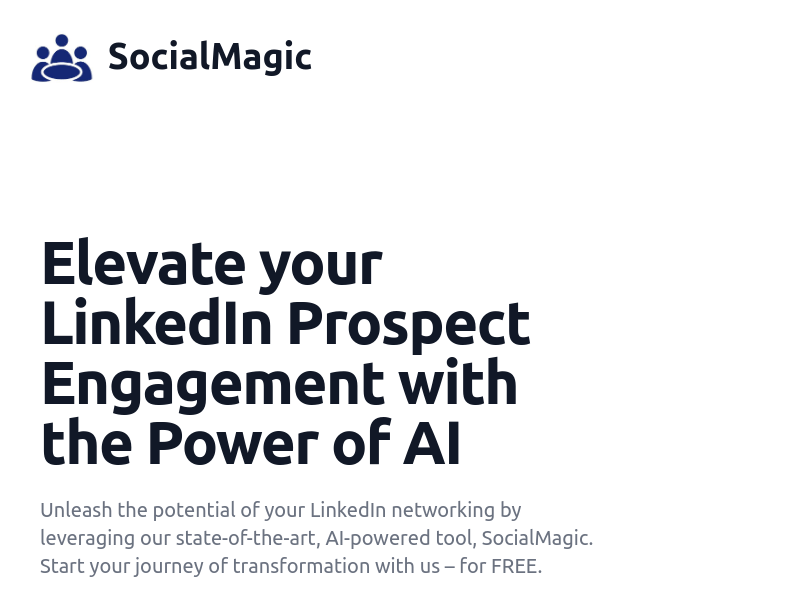 Social Magic AI