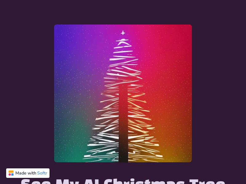 See My AI Christmas Tree