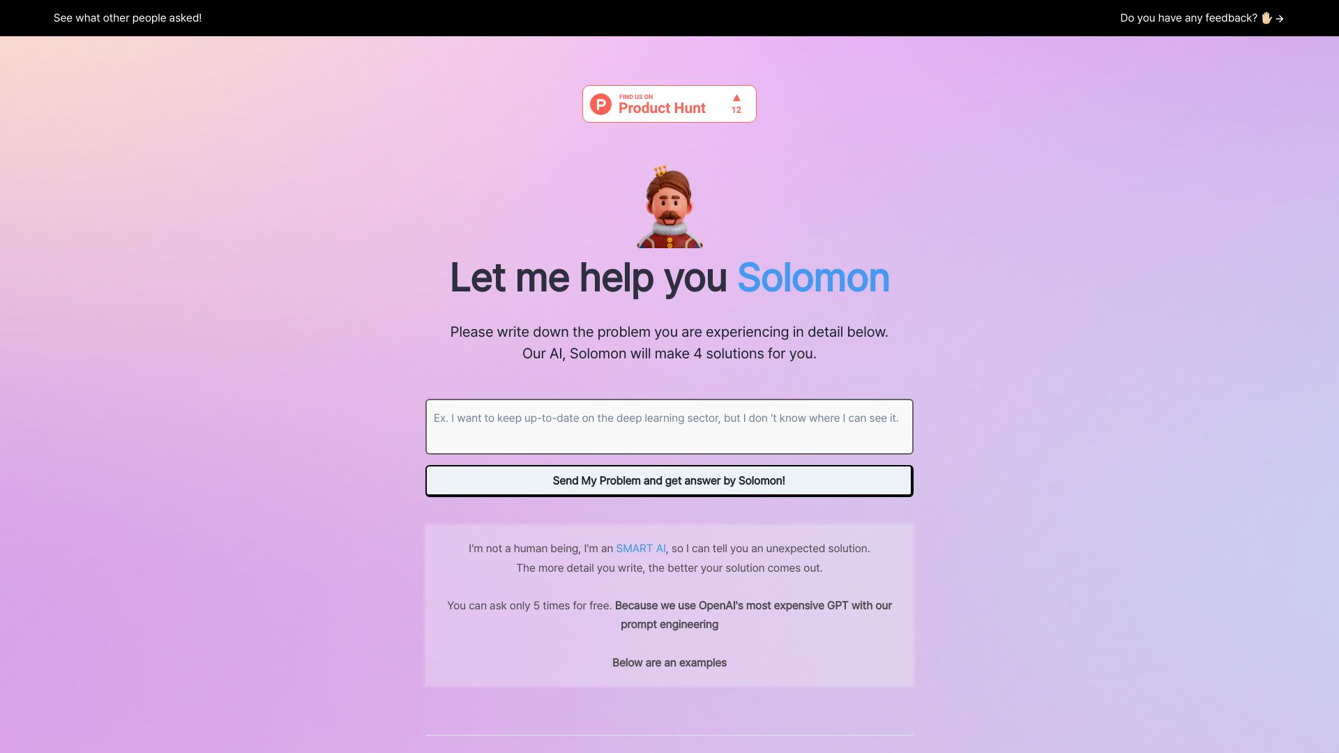 SolomonGPT - solution recommender for U