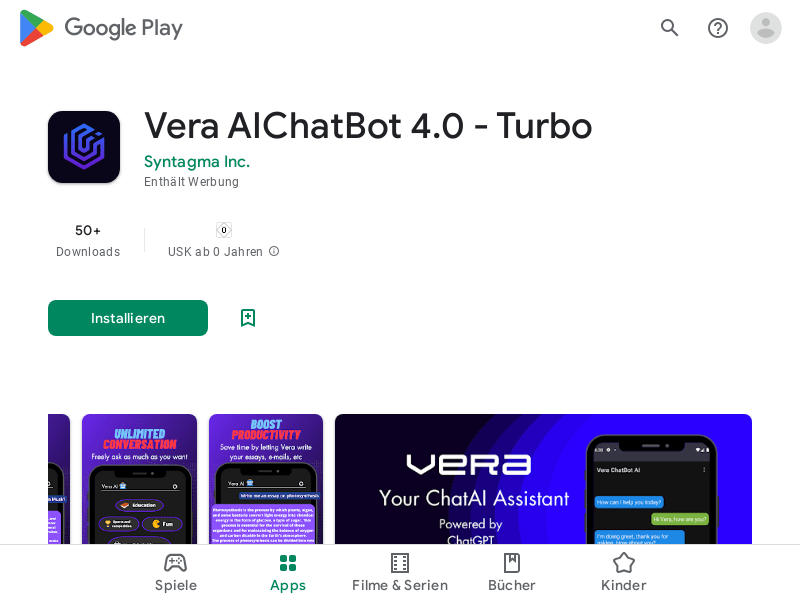 Vera AIChatBot 4.0 - Turbo