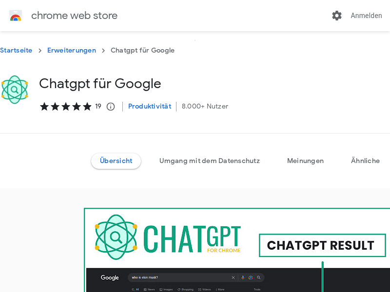 ChatGPT for Google