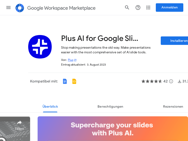 Plus AI for Google Slides