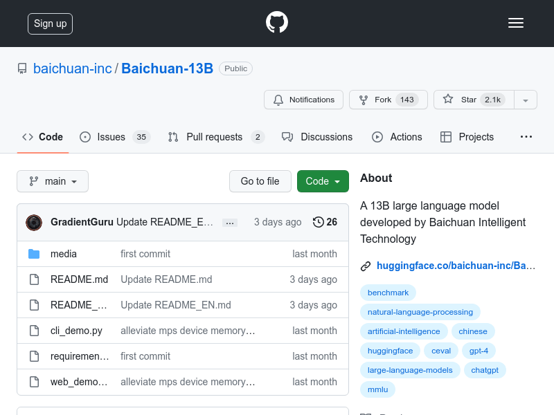 Baichuan-13B