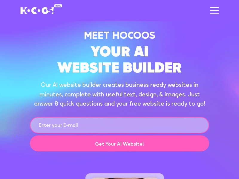 Hocoos AI Website Builder