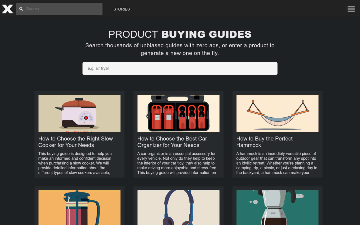 Product Buying Guides