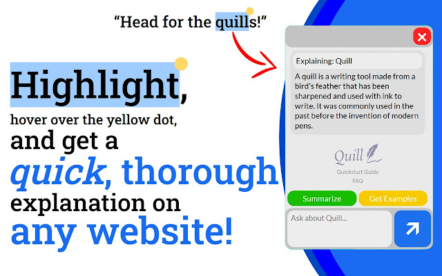 Quill - AI Search on Any Website