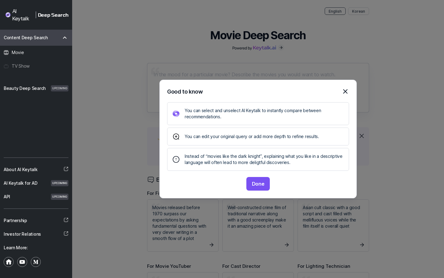 Movie Deep Search