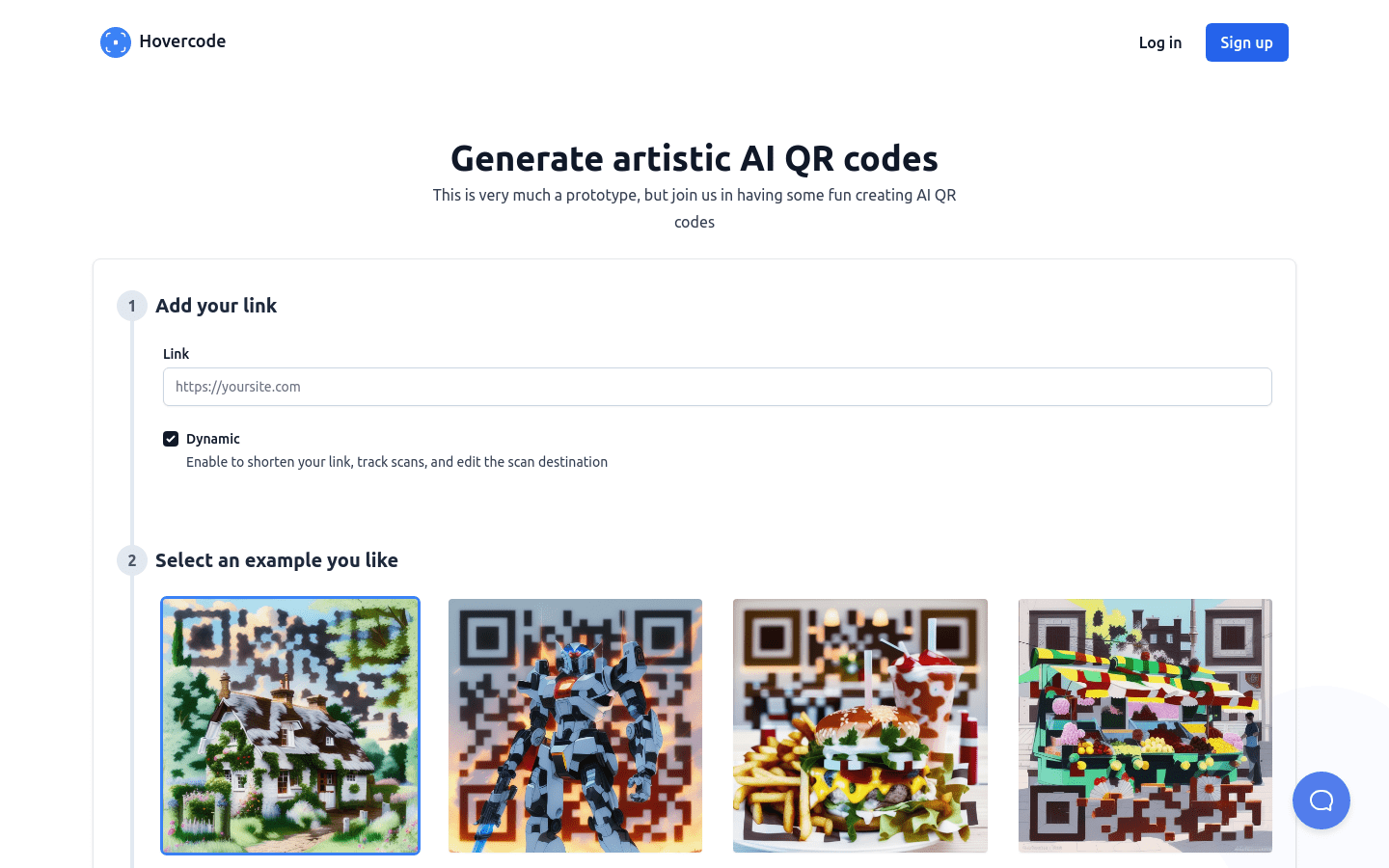 AI QR code generator