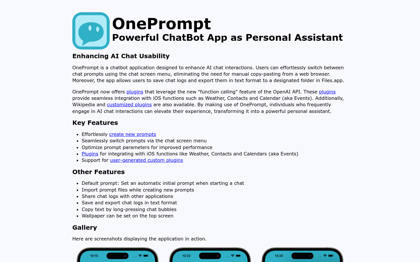 OnePrompt