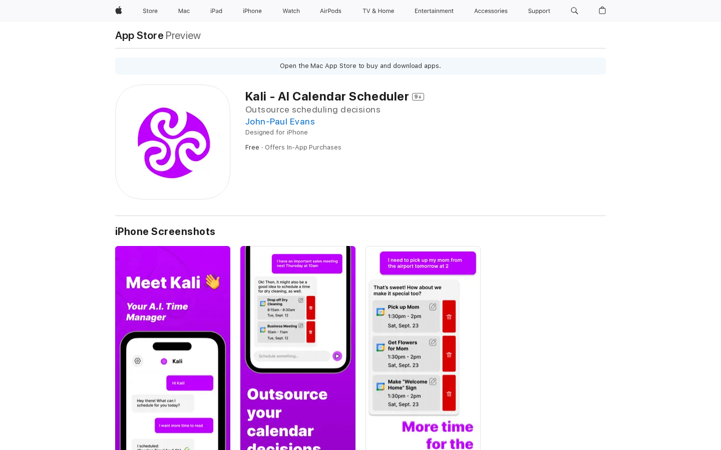 Kali - AI Calendar Scheduler