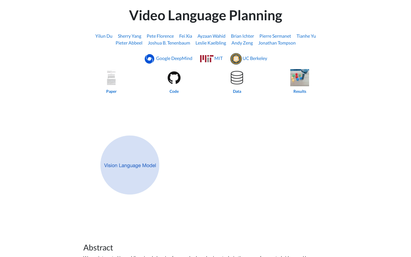 Video Language Planning