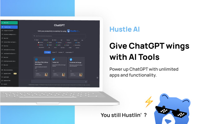 Hustle AI - Supercharged & Free ChatGPT