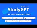 StudyGPT - Your AI Study Copilot Powered by GPT-4