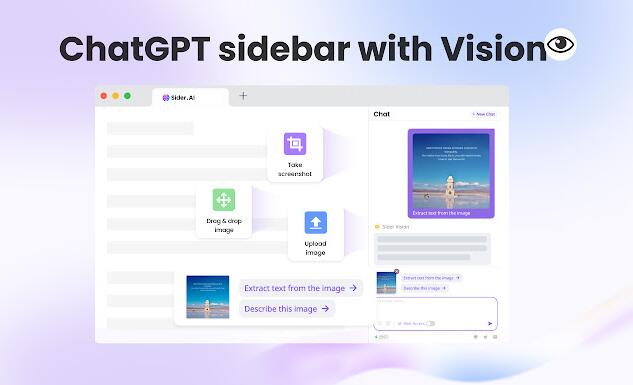 Sider: ChatGPT Sidebar + Vision & GPT-4