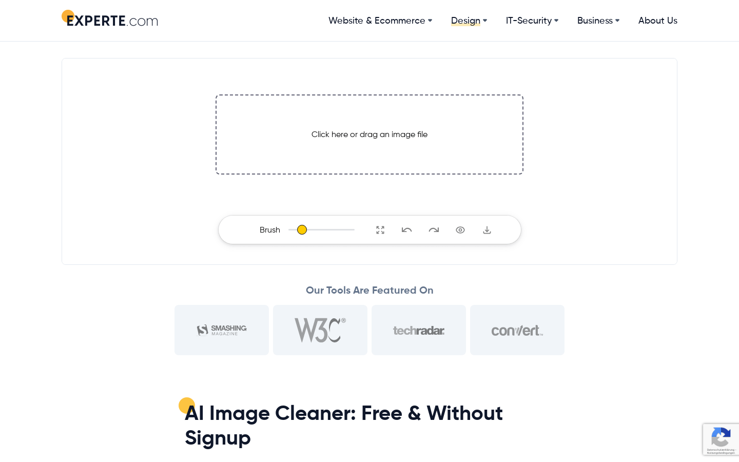 AI Image Cleaner By Experte