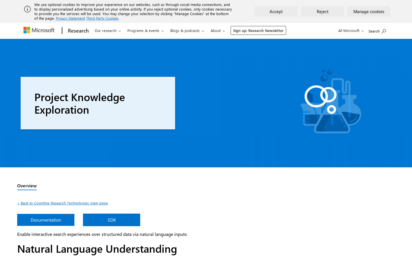 Microsoft Knowledge Exploration