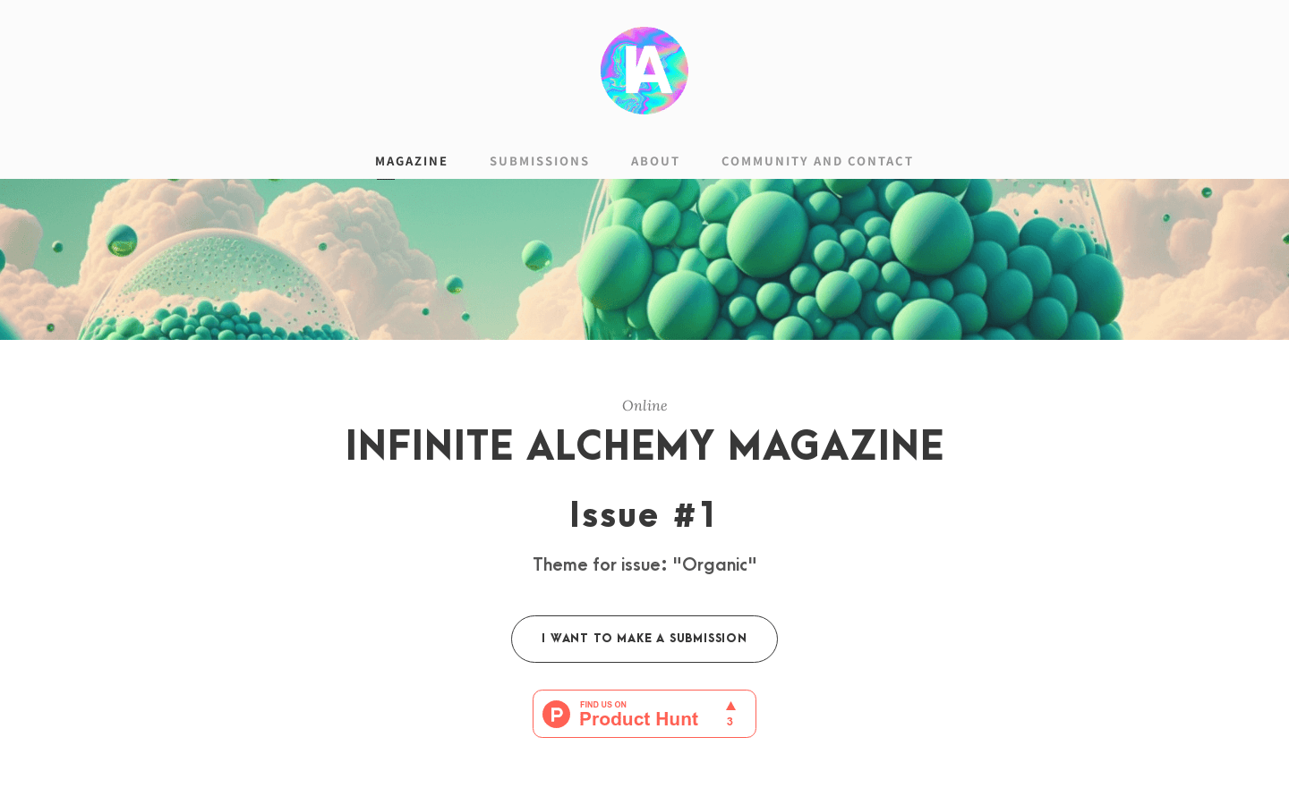 Infinite Alchemy Magazine