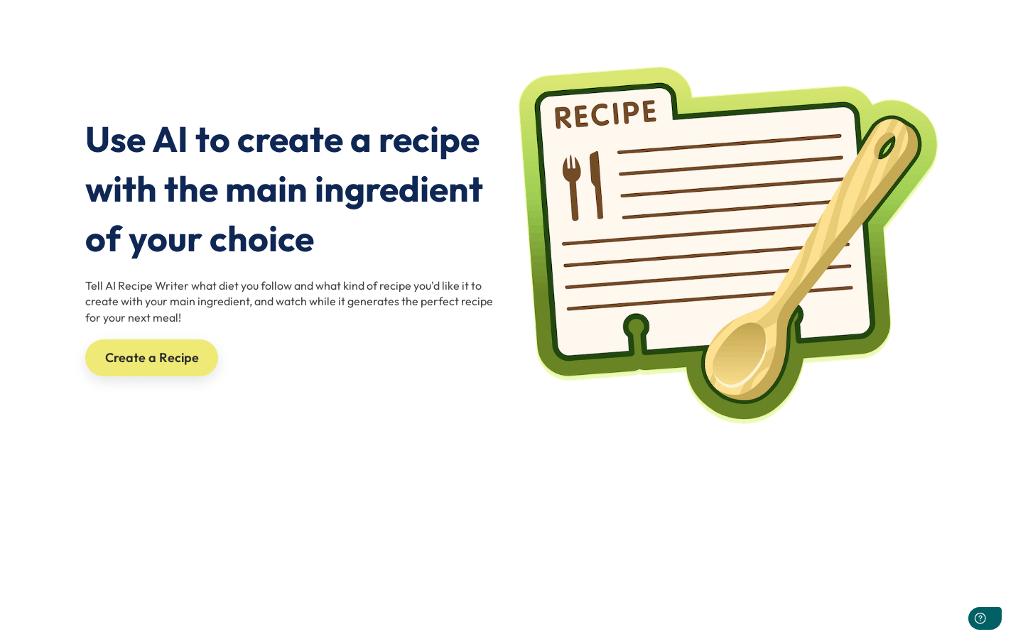 AI Recipe Writer