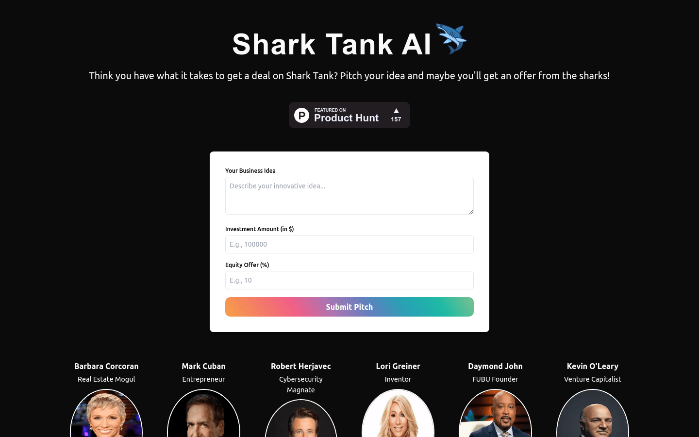 SharkTank AI