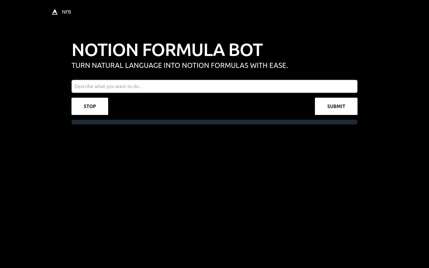 Notion Formula Bot