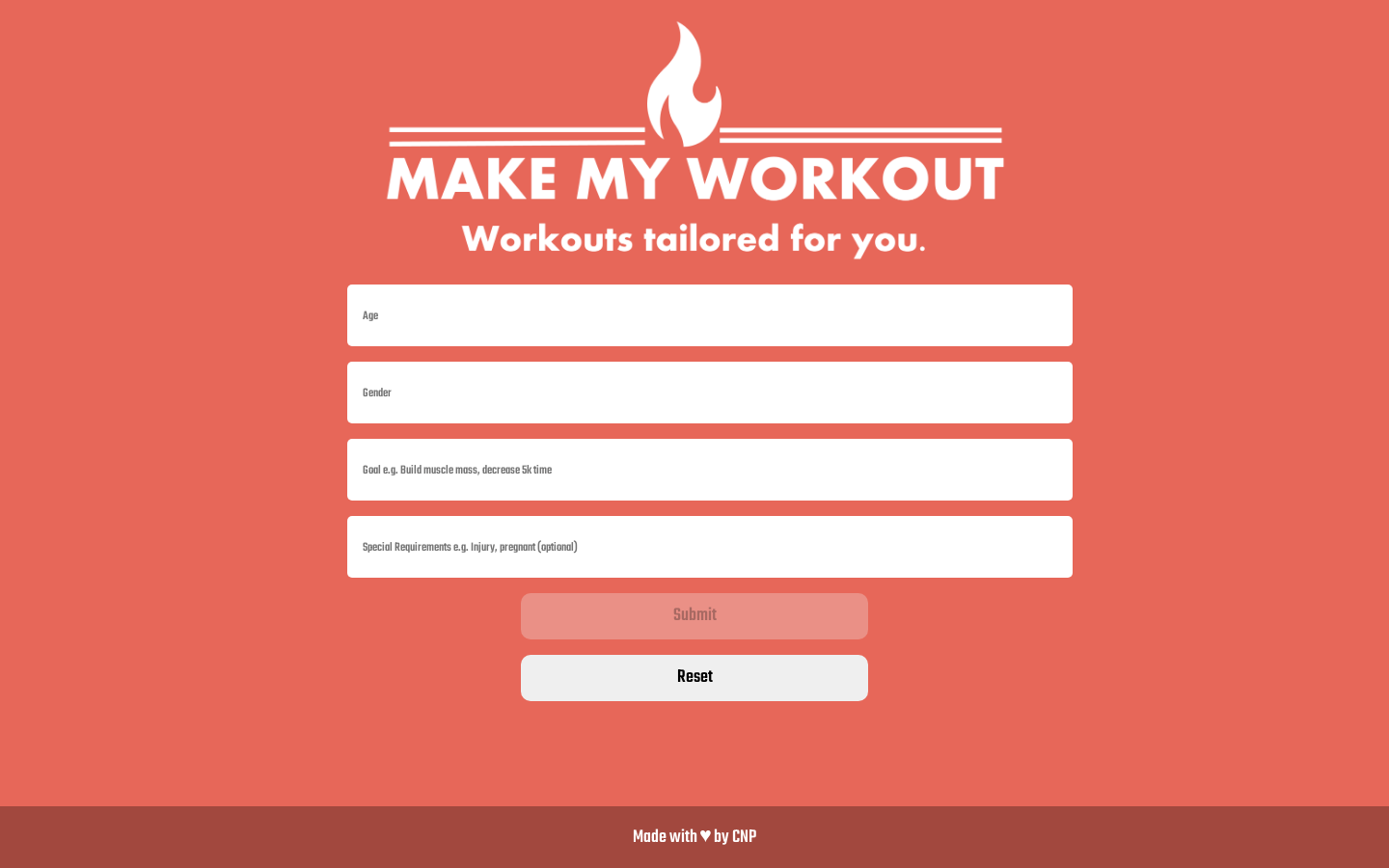 Make My Workout