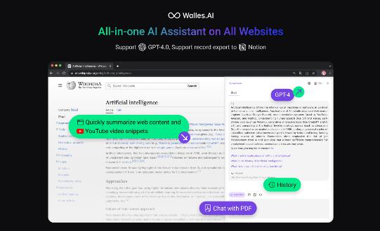Walles.AI - Your AI Copilot powered by GPT-4