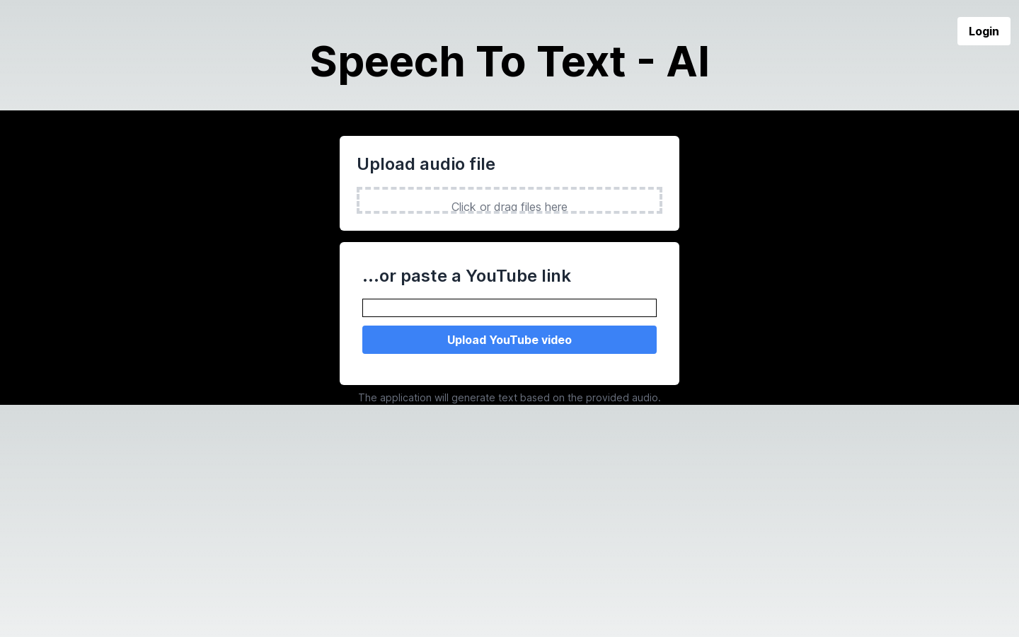 Speech To Text AI Ai app 