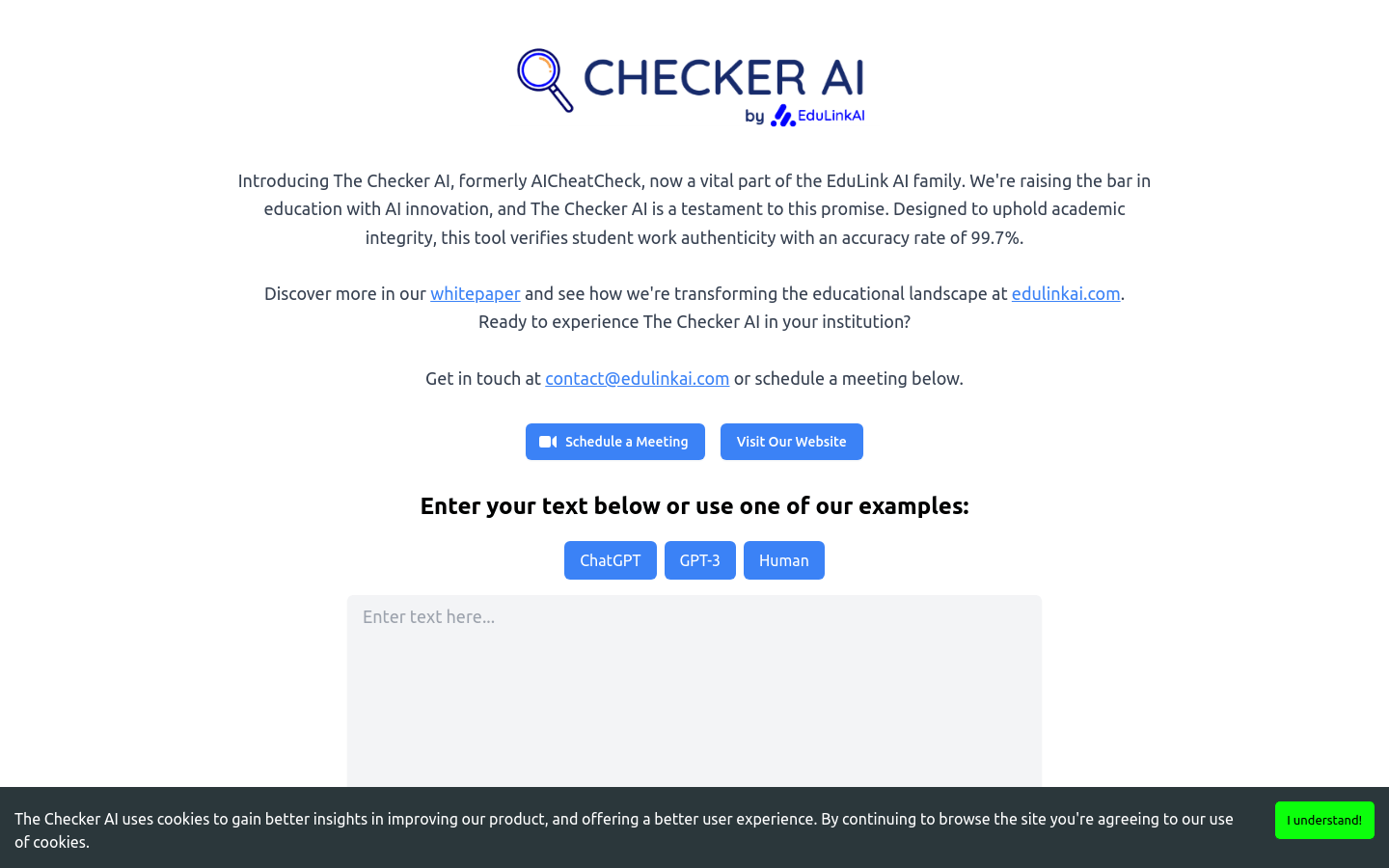 Checker AI