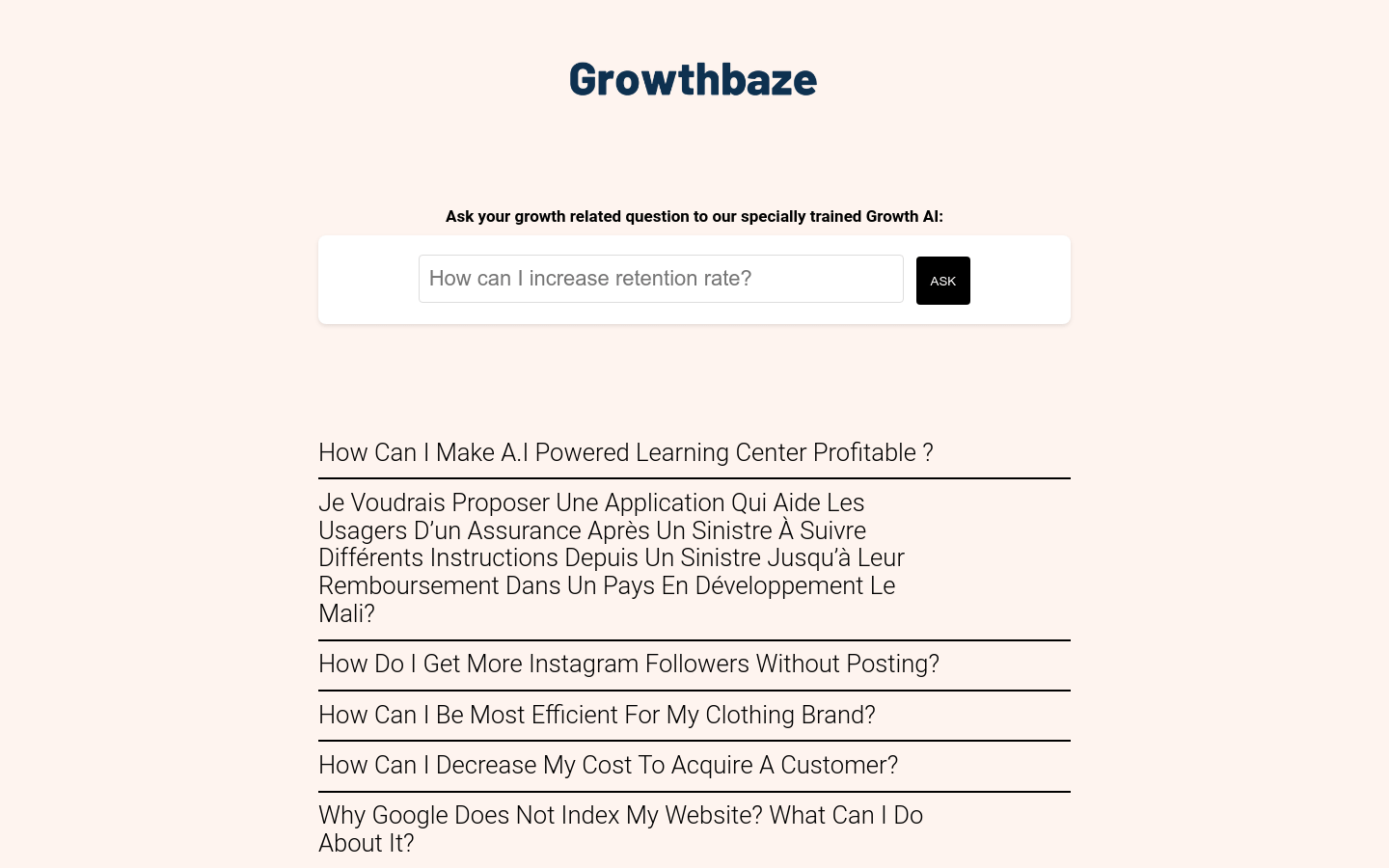 GrowthBaze AI